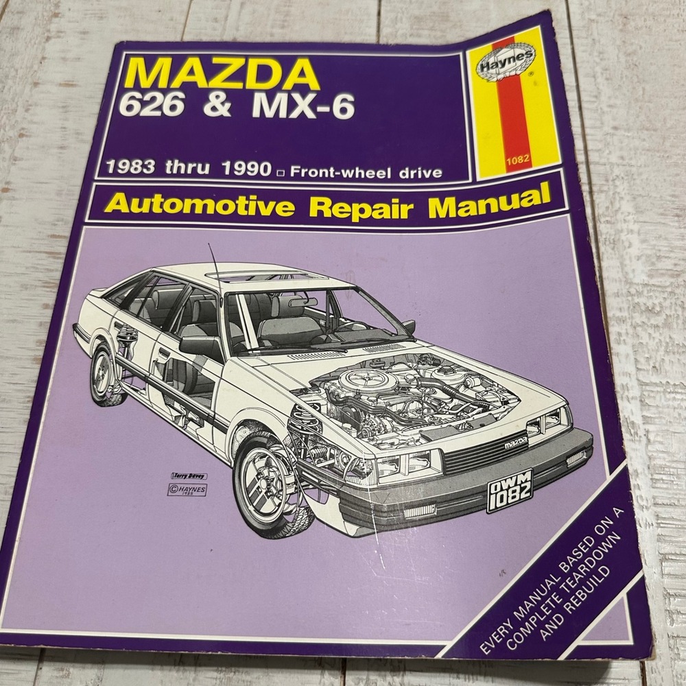 Mazda 626 MX-6 1983-1990 Haynes Automotive Repair Manual 1082 DIY Guide